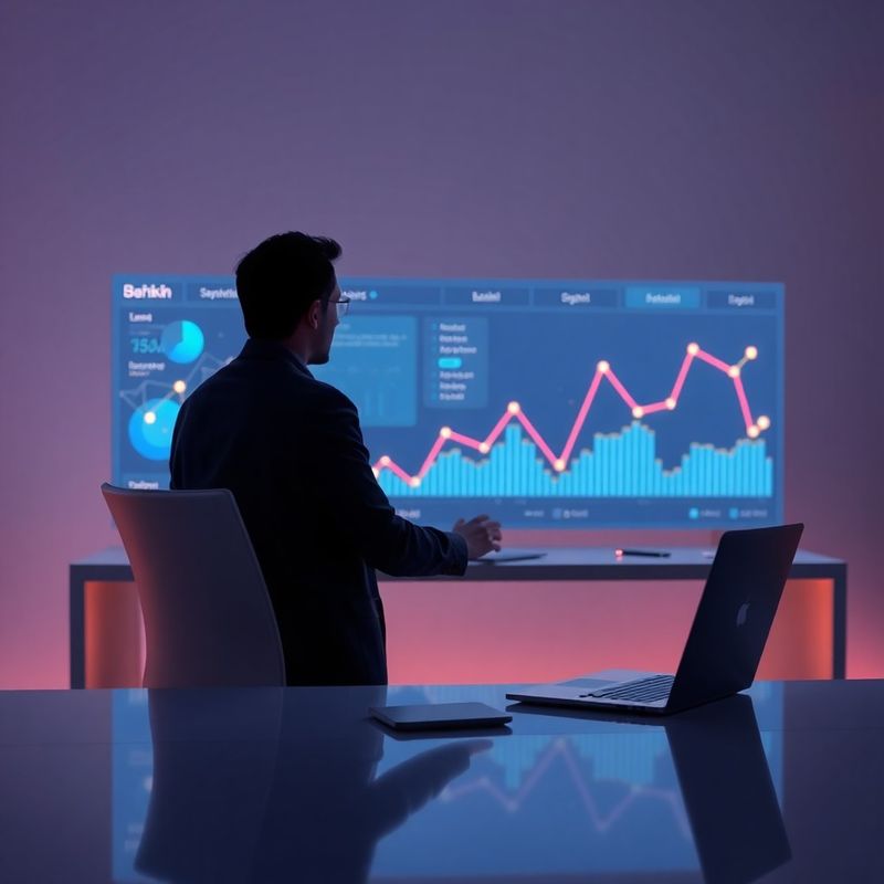 Vizualizácia digitálneho dashboardu s prepojenými prvkami online biznisu
